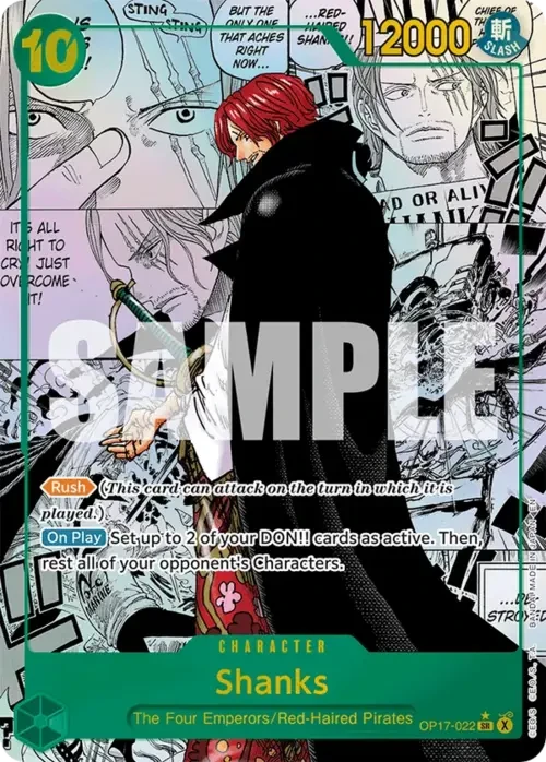 Shanks [Manga Panel Alternate Art | Secret Rare]